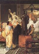 Alma-Tadema, Sir Lawrence A Sculpture Gallery in Rome at the Time of Augustus (mk23) Sweden oil painting artist